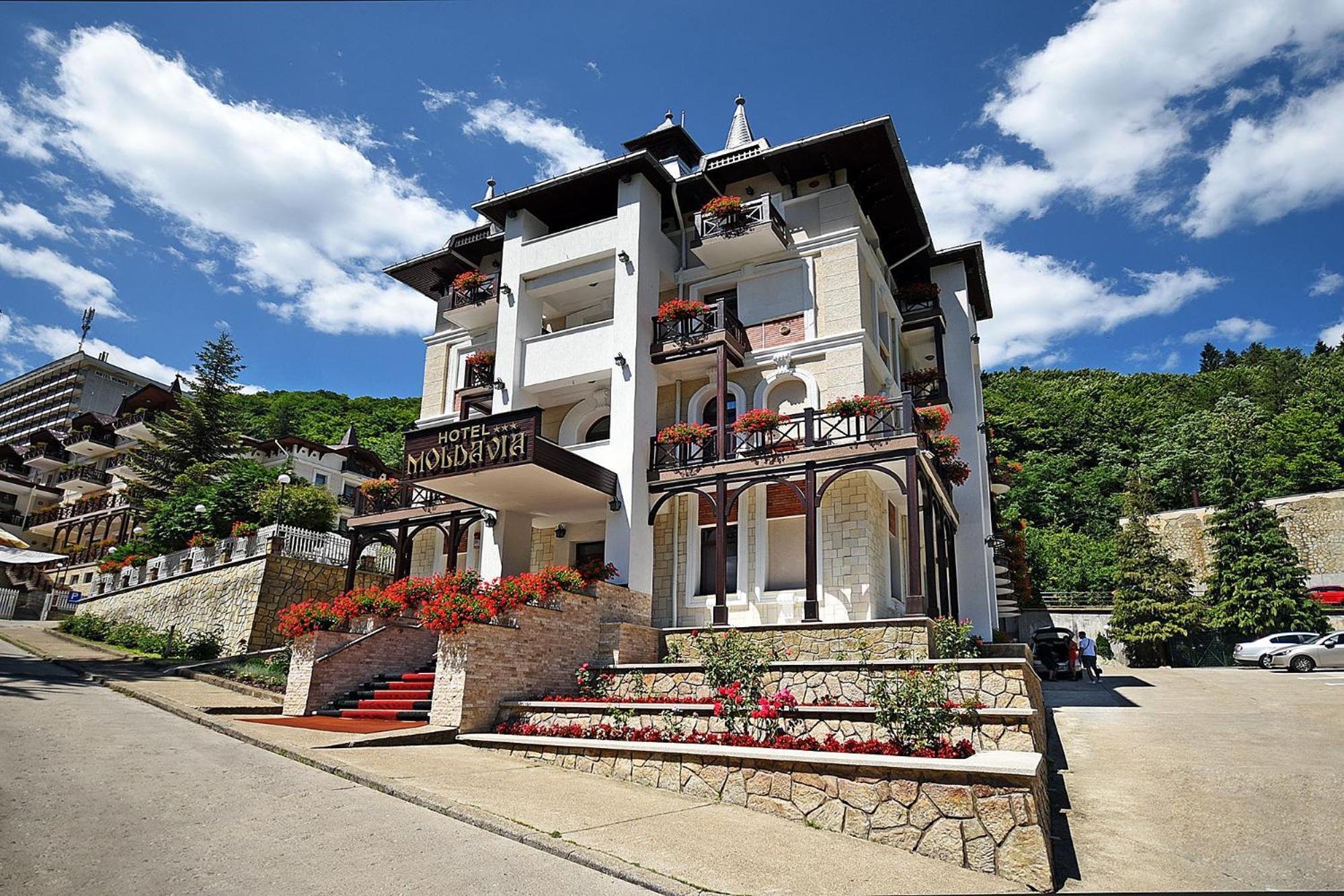Hotel Moldavia Slănic-Moldova Esterno foto